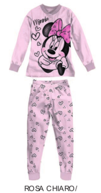 GIRL'S S/L PAJAMAS DY50A5393 Tellini S.r.l. Wholesale Clothing