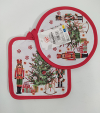 SET PRESINA 2PZ CHRISTMAS 17X17 Tellini S.r.l. Ingrosso Abbigliamento