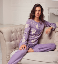 WOMEN'S SERAFINO PAJAMAS S/L 651561 Tellini S.r.l. Wholesale Clothing