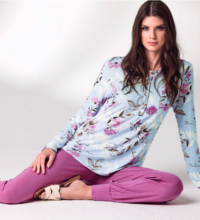 SERAFINO PYJAMAS WOMEN M/L 652565 Tellini S.r.l. Wholesale Clothing