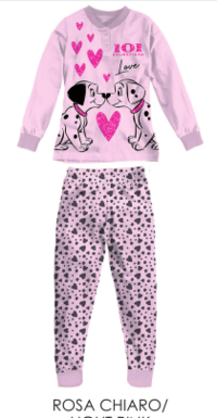 GIRLS S/L PAJAMAS DY50A6978 Tellini S.r.l. Wholesale Clothing