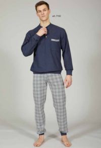 MEN'S PAJAMAS S/L 7102 Tellini S.r.l. Wholesale Clothing