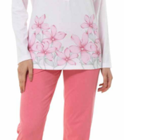 WOMEN'S SERAFINO PAJAMAS S/S LQ171463 Tellini S.r.l. Wholesale Clothing