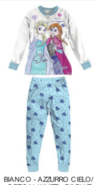 GIRL'S S/L PAJAMAS DY50E7259 Tellini S.r.l. Wholesale Clothing