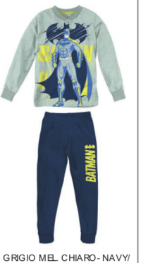 PIGIAMA BAMBINO M/L DC40G7302 Tellini S.r.l. Ingrosso Abbigliamento