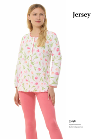 WOMEN'S SERAFINO PAJAMAS S/L LQ175048 Tellini S.r.l. Wholesale Clothing