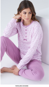 WOMEN'S PAJAMAS M/L KC8021 Tellini S.r.l. Wholesale Clothing