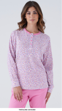 WOMEN'S PAJAMAS M/L KC8043 Tellini S.r.l. Wholesale Clothing