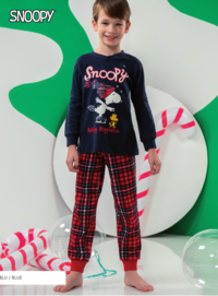 CHILDREN'S CHRISTMAS PAJAMAS S/L PN40A8106 Tellini S.r.l. Wholesale Clothing