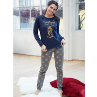 WOMEN'S CHRISTMAS PAJAMAS M/L B2DD20231 Tellini S.r.l. Wholesale Clothing