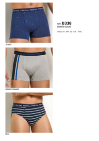 TRIS BOXER UOMO B338 Tellini S.r.l. Ingrosso Abbigliamento