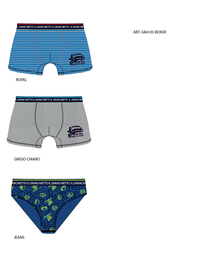 TRIO BOY'S BOXERS B4103 Tellini S.r.l. Wholesale Clothing