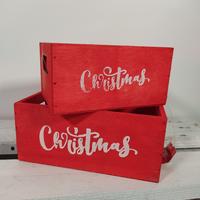 SET 2 RED CHRISTMAS CASES Tellini S.r.l. Wholesale Clothing