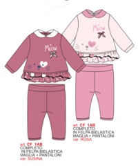 COMPLETO NEONATA CF1AB Tellini S.r.l. Ingrosso Abbigliamento