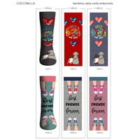 GIRL'S no-slip SOCKS COCCINELLA Tellini S.r.l. Wholesale Clothing