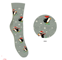 WOMEN'S ABS CHRISTMAS SOCK COMET CHRISTMAS Tellini S.r.l. Wholesale Clothing