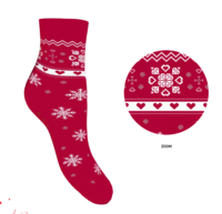 WOMEN'S ABS CHRISTMAS SOCK COMET CHRISTMAS Tellini S.r.l. Wholesale Clothing