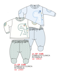 NEWBORN OUTFIT CP17AB Tellini S.r.l. Wholesale Clothing