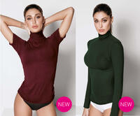 WOMEN'S S/L SWEATER 4066C COLORED TURTLENECK Tellini S.r.l. Wholesale Clothing