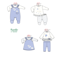 COMPLETE BABY GIRL CF1X Tellini S.r.l. Wholesale Clothing