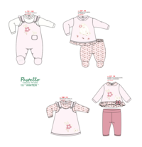 COMPLETE BABY GIRL CF1X Tellini S.r.l. Wholesale Clothing