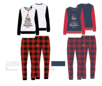 WOMEN'S CHRISTMAS SERAPH PAJAMAS M/L B2DD20309 Tellini S.r.l. Wholesale Clothing