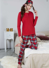 WOMEN'S SERAPH PAJAMAS M/L B2DD20335 Tellini S.r.l. Wholesale Clothing