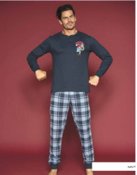 MEN'S PAJAMAS M/L DYM4510 Tellini S.r.l. Wholesale Clothing