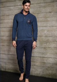 MEN'S TRACKSUIT EA2060 FLEECE Tellini S.r.l. Wholesale Clothing