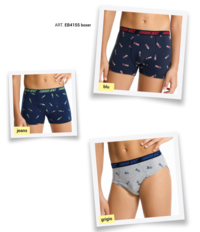 BOY'S BOXER EB4155 Tellini S.r.l. Wholesale Clothing