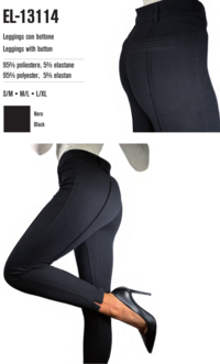 WOMEN'S LEGGINGS EL13114 Tellini S.r.l. Wholesale Clothing