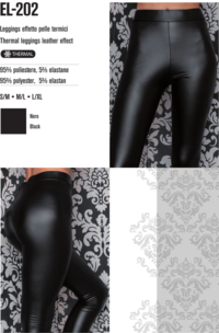 LEGGINGS DONNA EL202 Tellini S.r.l. Ingrosso Abbigliamento