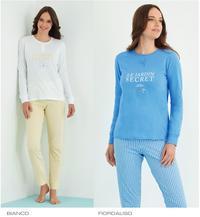 WOMEN'S PAJAMAS L/S EP5172 Tellini S.r.l. Wholesale Clothing