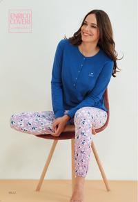 WOMEN'S PAJAMAS L/S EP5180 Tellini S.r.l. Wholesale Clothing