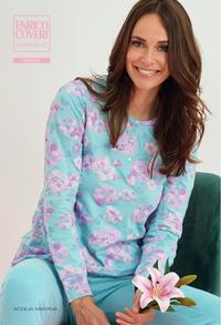 WOMEN'S PAJAMAS L/S EP5192 Tellini S.r.l. Wholesale Clothing