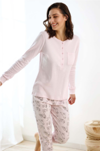 WOMEN'S PYJAMAS M/L EP6210 Tellini S.r.l. Wholesale Clothing