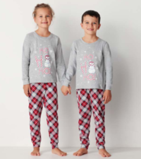 BOY/GIRL PAJAMAS S/L EPB04 CHRISTMAS Tellini S.r.l. Wholesale Clothing