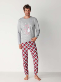 MEN'S S/L EPU04 CHRISTMAS PAJAMAS Tellini S.r.l. Wholesale Clothing