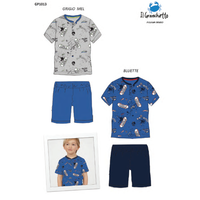 BOY'S PAJAMAS S/M GP1013 Tellini S.r.l. Wholesale Clothing