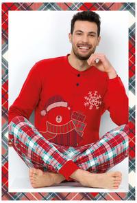 MEN'S S/L PAJAMAS GP2042 CHRISTMAS Tellini S.r.l. Wholesale Clothing