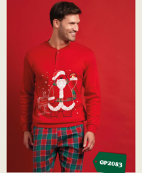 PIGIAMA NATALE UOMO M/L GP2083 Tellini S.r.l. Wholesale Clothing