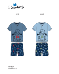 BOY'S PAJAMA M/M GP4019 Tellini S.r.l. Wholesale Clothing