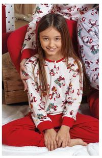 PIGIAMA BAMBINA M/L GP7030 NATALE Tellini S.r.l. Ingrosso Abbigliamento