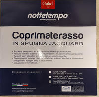 COPRIMATERASSO 1P 1/2 COMFORT 125X200 Tellini S.r.l. Ingrosso Abbigliamento