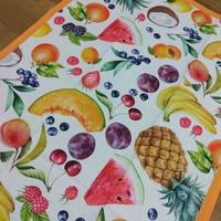 TABLECLOTH 6P FRUIT 140X180 Tellini S.r.l. Wholesale Clothing