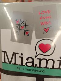 MIAMI 2-PIECE DISH TOWEL SET 50X70 Tellini S.r.l. Wholesale Clothing