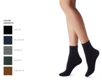 WOMEN'S SHORT SOCKS DCZJB8001 Tellini S.r.l. Wholesale Clothing