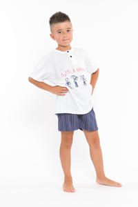 BOY'S PAJAMA M/M L35075 Tellini S.r.l. Wholesale Clothing