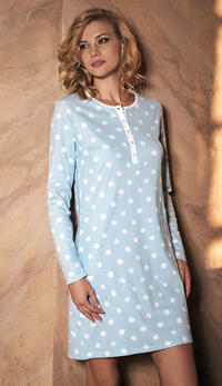 CAMICIA NOTTE SERAFINO DONNA M/L OI25 Tellini S.r.l. Wholesale Clothing