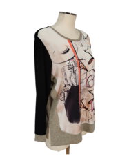 MAGLIA DONNA M/L 132676 Tellini S.r.l. Ingrosso Abbigliamento